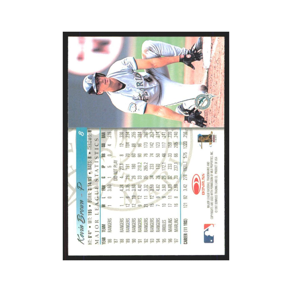 1998 Donruss Kevin Brown Florida Marlins #8
