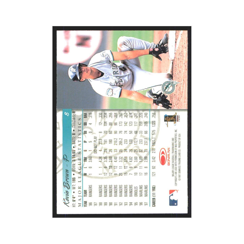 1998 Donruss Kevin Brown Florida Marlins #8