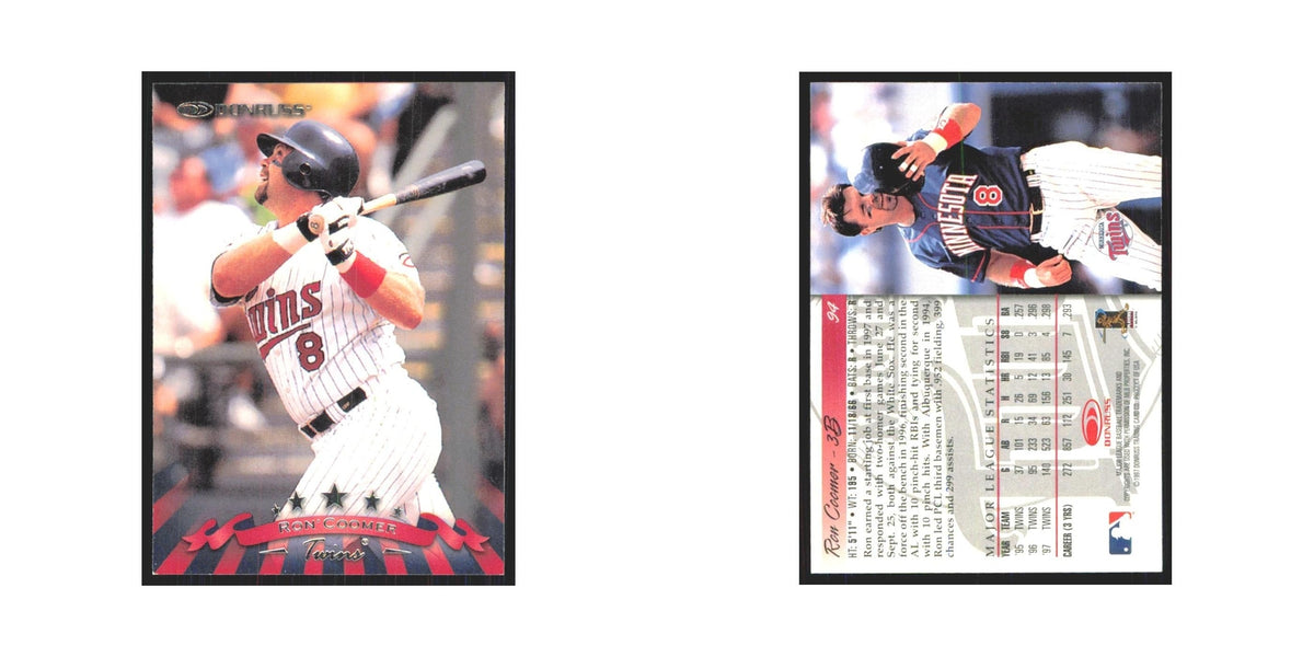 1998 Donruss Ron Coomer Twins #94