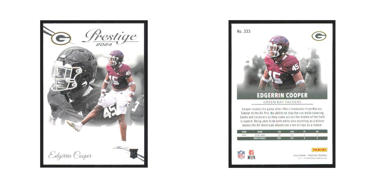 2024 Panini Prestige Edgerrin Cooper RC Packers #333