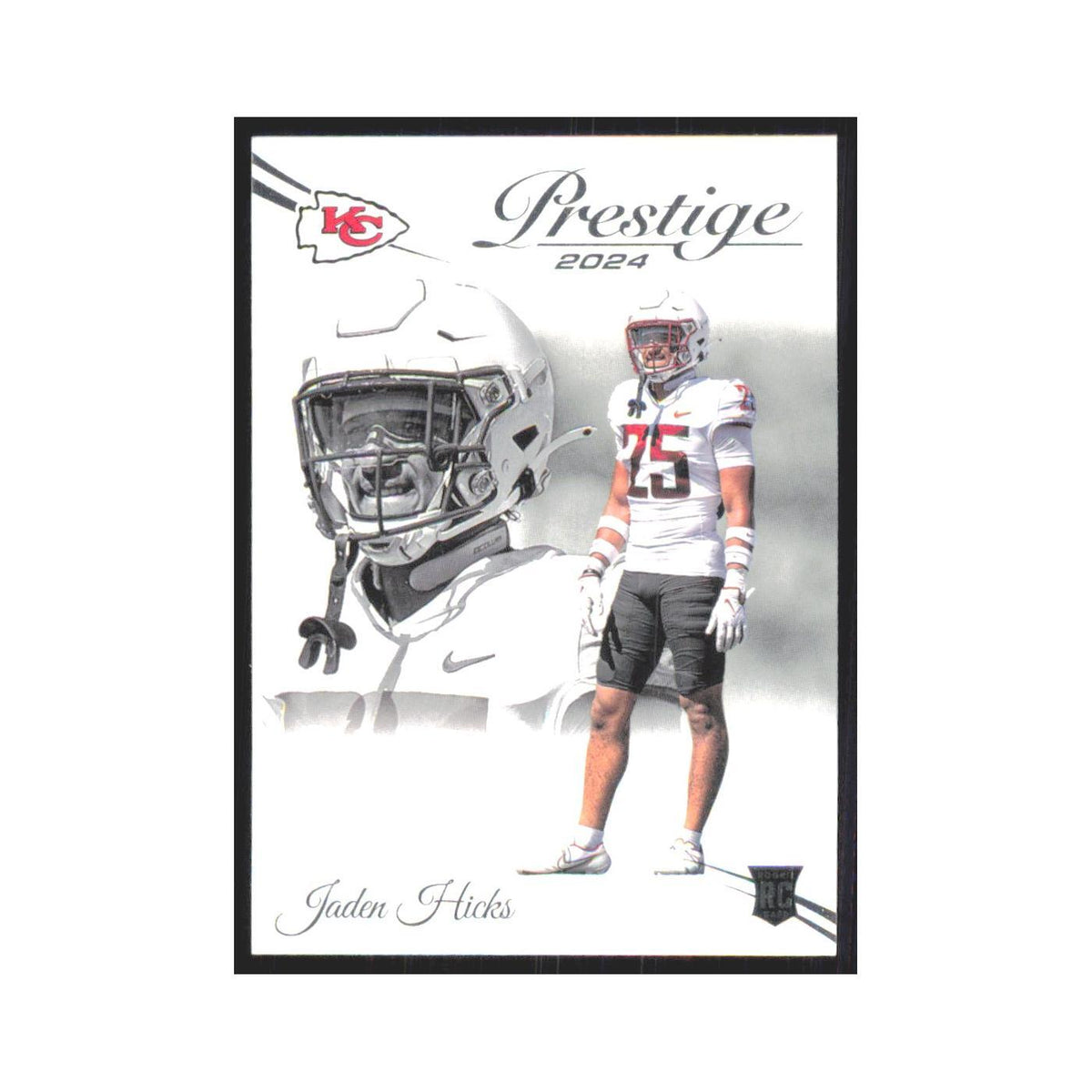 2024 Panini Prestige Jaden Hicks RC Chiefs #345