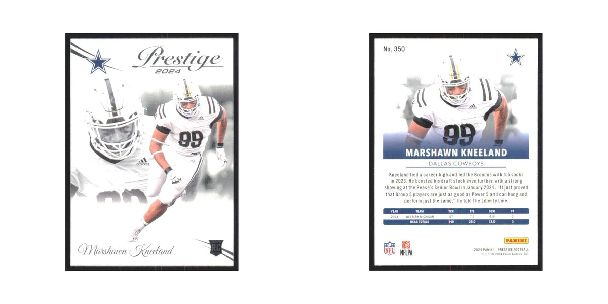 2024 Panini Prestige Marshawn Kneeland RC Cowboys #350
