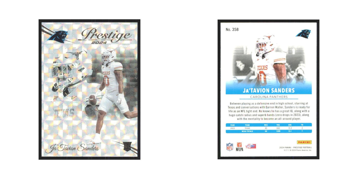 2024 Panini Prestige Ja'Tavion Sanders Panthers #358
