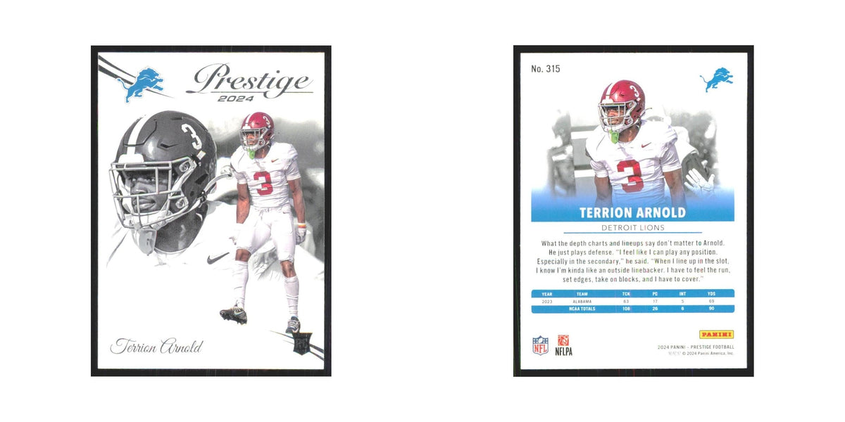 2024 Panini Prestige Terrion Arnold RC Lions #315