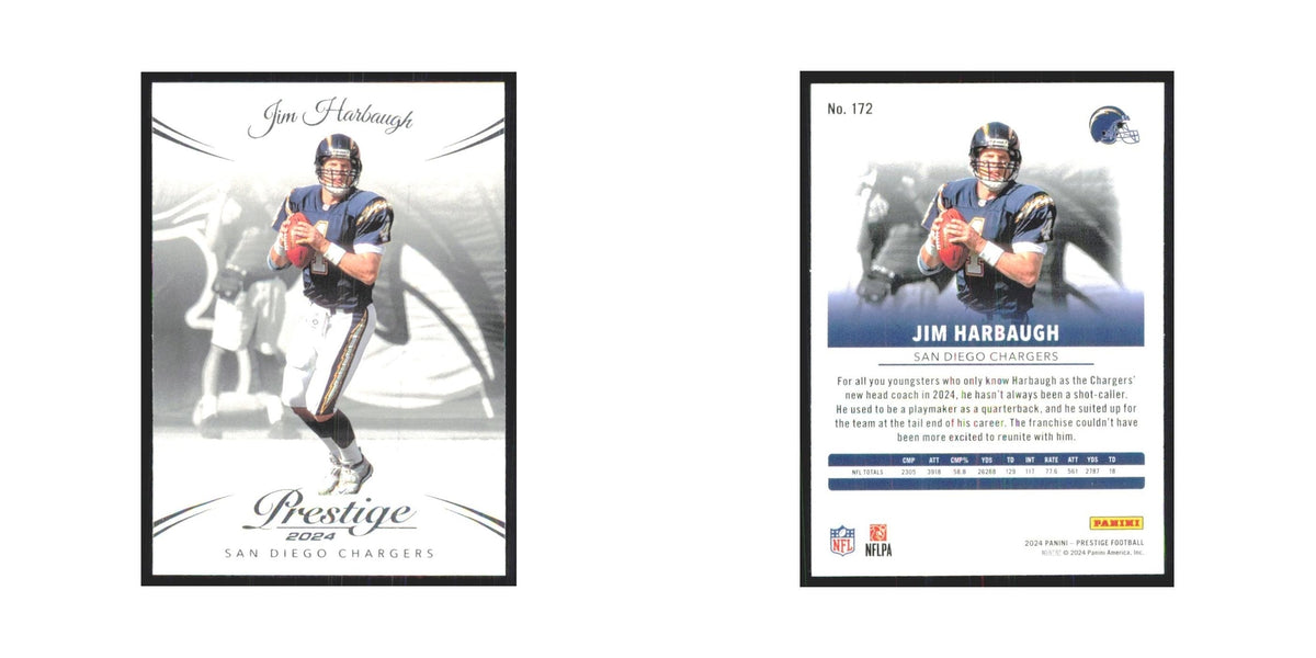 2024 Panini Prestige Jim Harbaugh San Diego Chargers #172