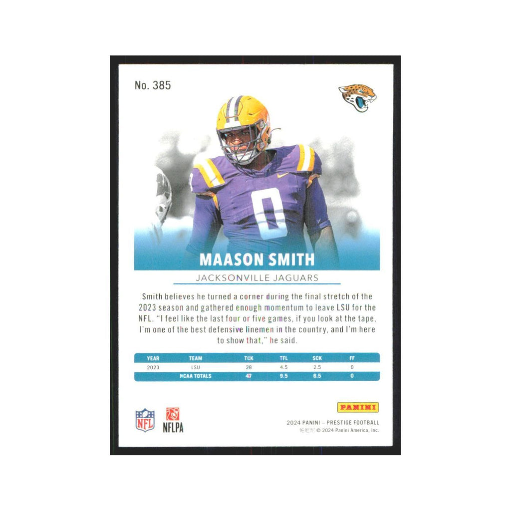 2024 Panini Prestige Maason Smith RC Jaguars #385