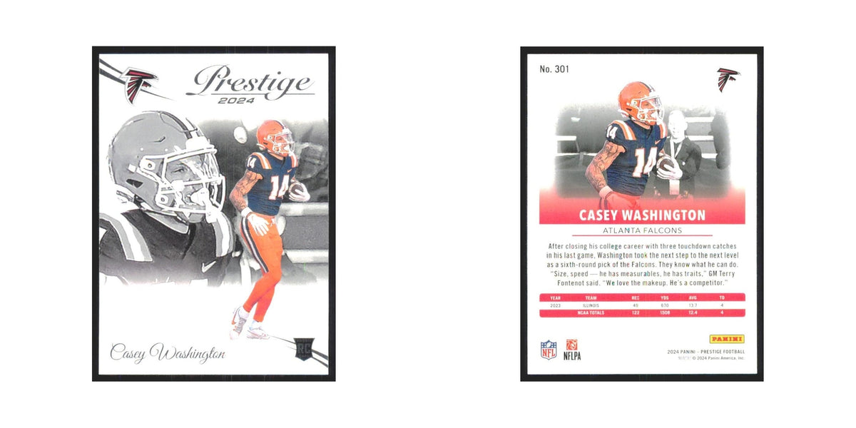 2024 Panini Prestige Casey Washington RC Falcons #301