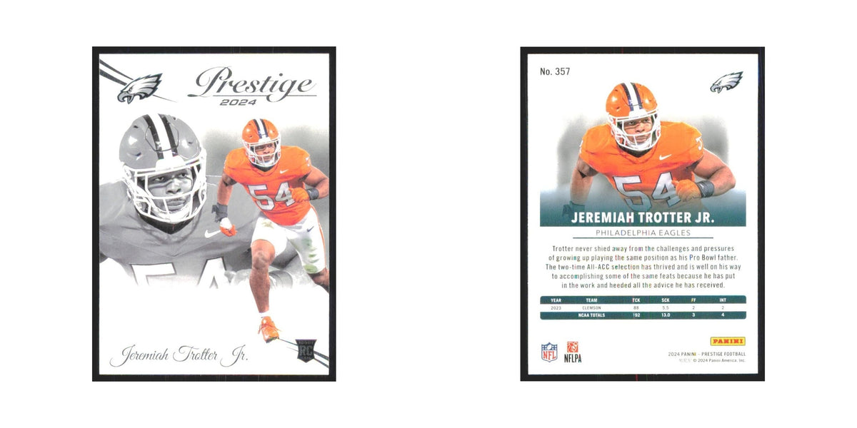 2024 Panini Prestige Jeremiah Trotter Jr. RC Eagles #357