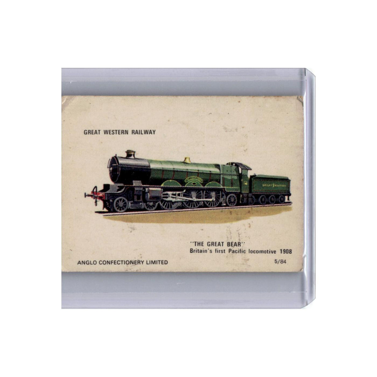 Great Western Railway 1974 Anglo Confectionery #5/84 EX