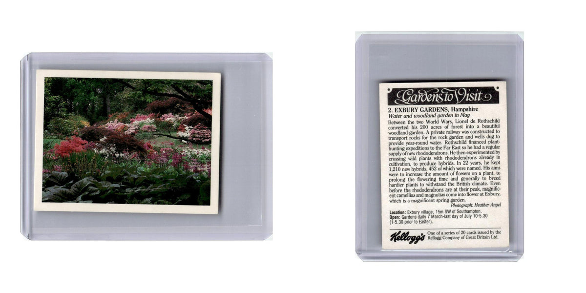 Exbury Gardens 1988 Kellogg's Gardens To Visit #2 NM