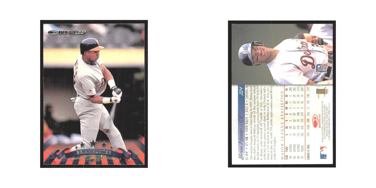 1998 Donruss Brian Hunter Tigers #224