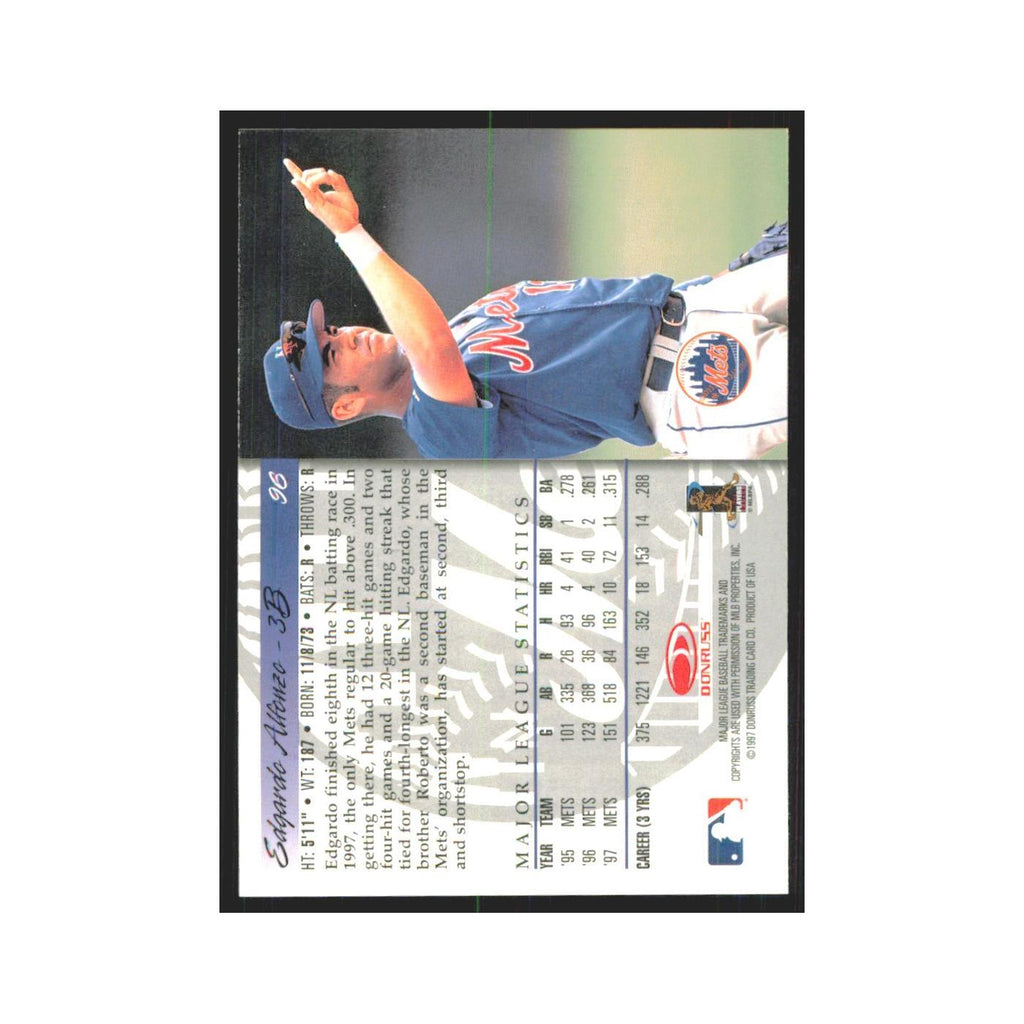 1998 Donruss Edgardo Alfonzo Mets #96