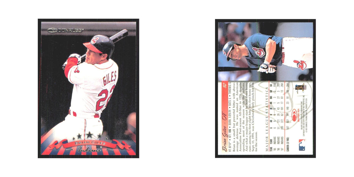 1998 Donruss Brian Giles Indians #92