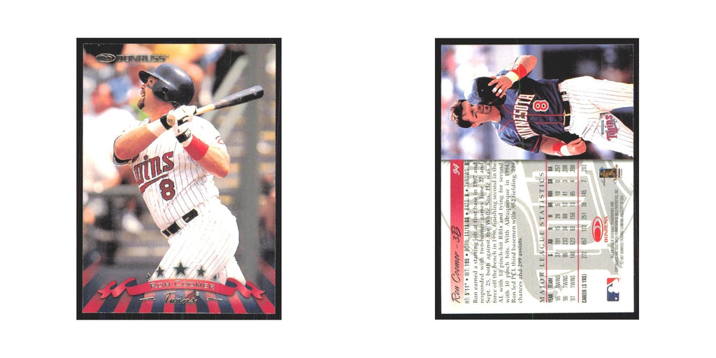 1998 Donruss Ron Coomer Twins #94