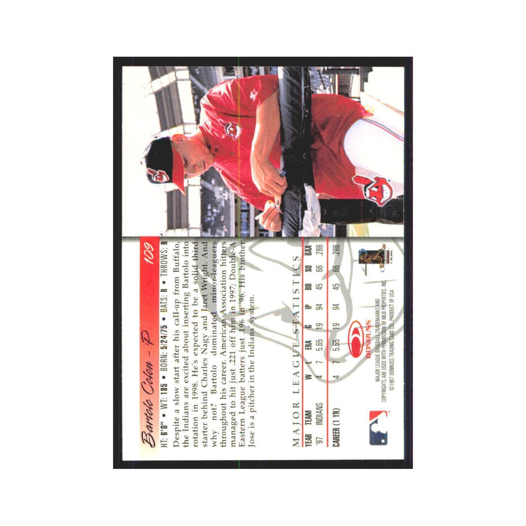 1998 Donruss Bartolo Colon Indians #109