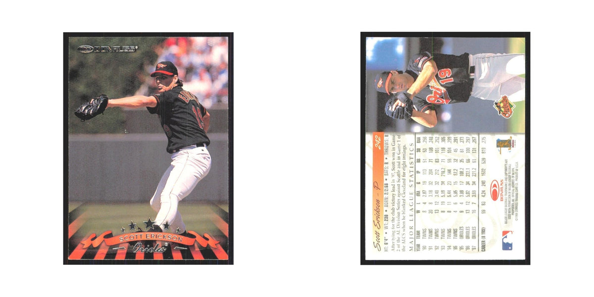 1998 Donruss Scott Erickson Orioles #242