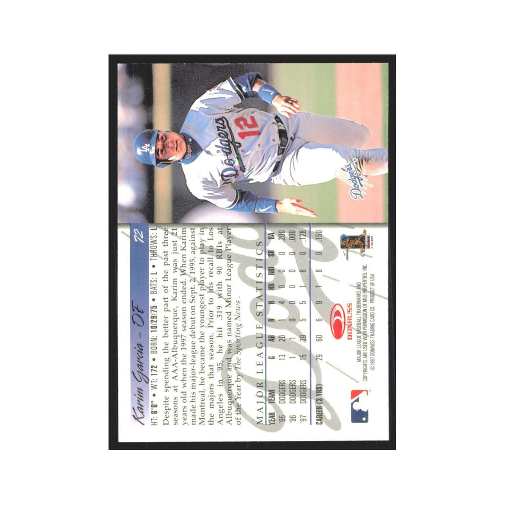 1998 Donruss Karim Garcia Dodgers #12