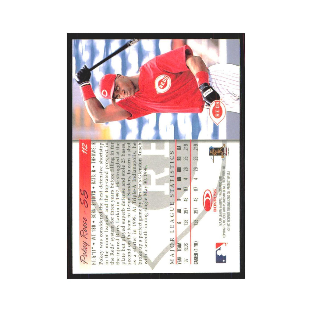 1998 Donruss Pokey Reese Reds #112
