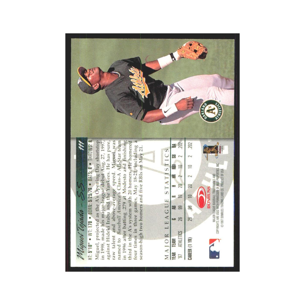 1998 Donruss Miguel Tejada Athletics #111