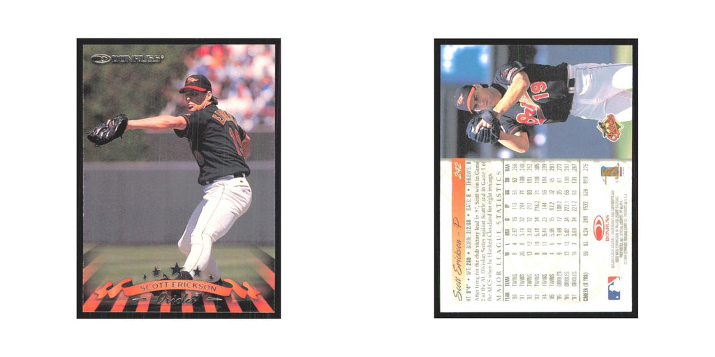1998 Donruss Scott Erickson Orioles #242