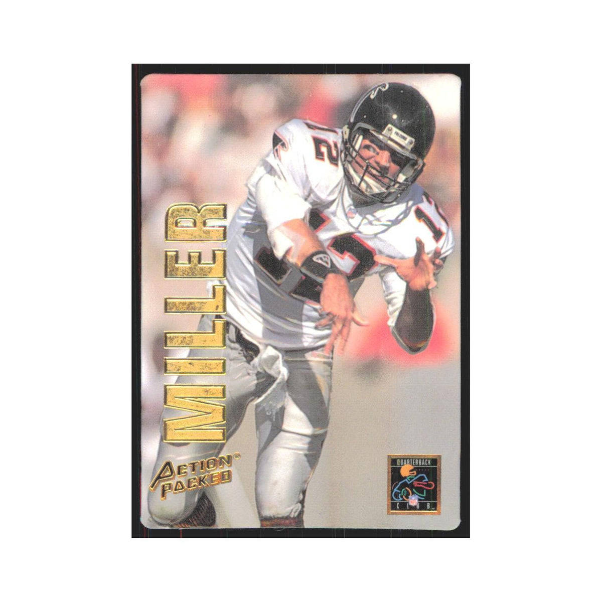 1993 Action Packed Chris Miller Falcons #QB12