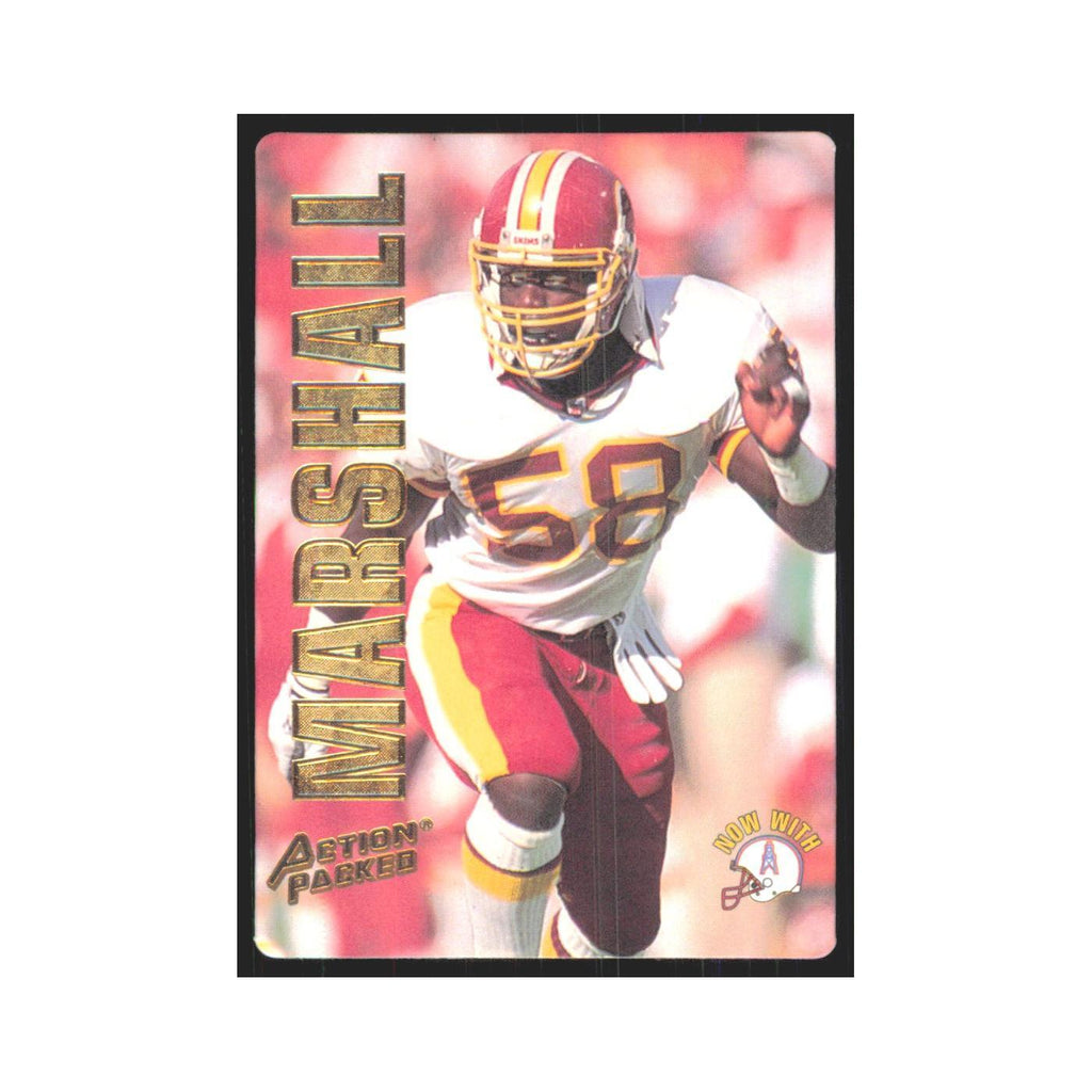 1993 Action Packed Wilber Marshall Houston Oilers #162