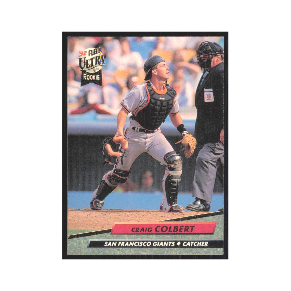 1992 Fleer Ultra Craig Colbert RC Giants #588