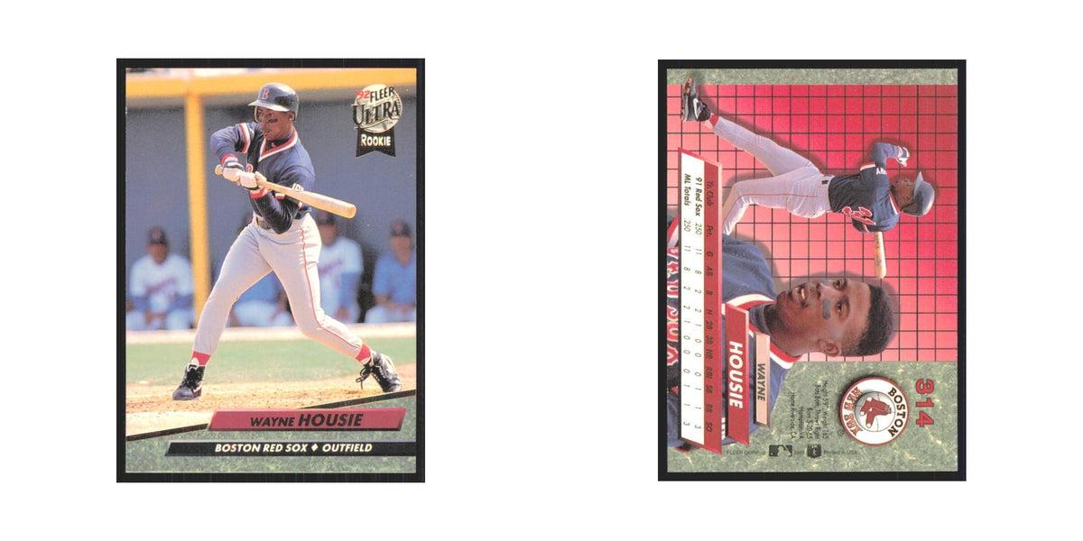 1992 Fleer Ultra Wayne Housie RC Red Sox #314