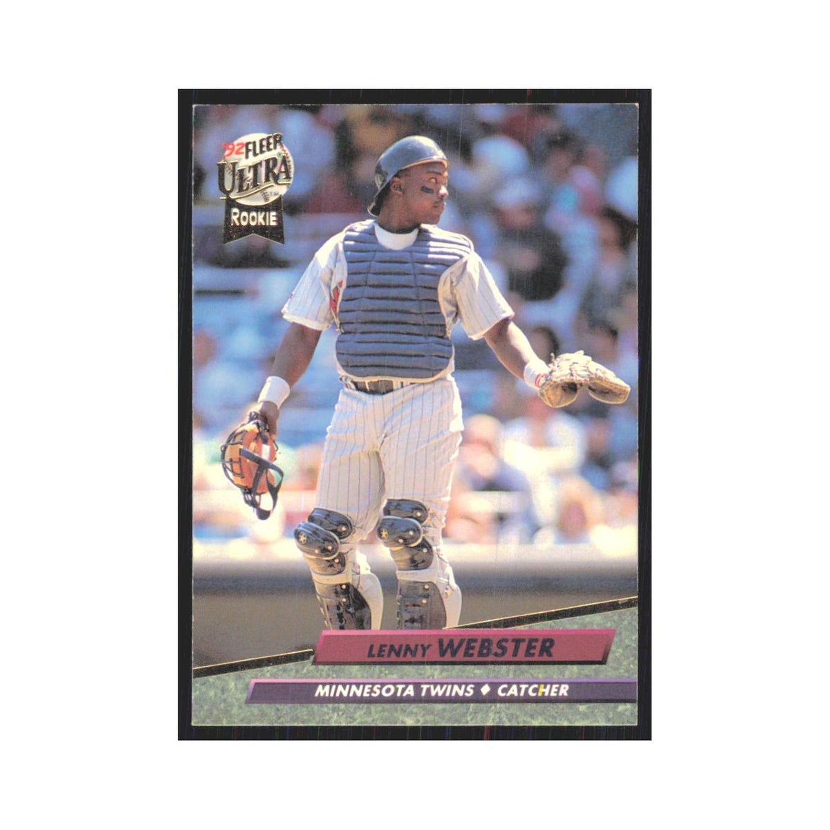 1992 Fleer Ultra Lenny Webster RC Twins #402