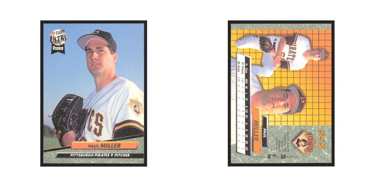 1992 Fleer Ultra Paul Miller RC Pirates #555