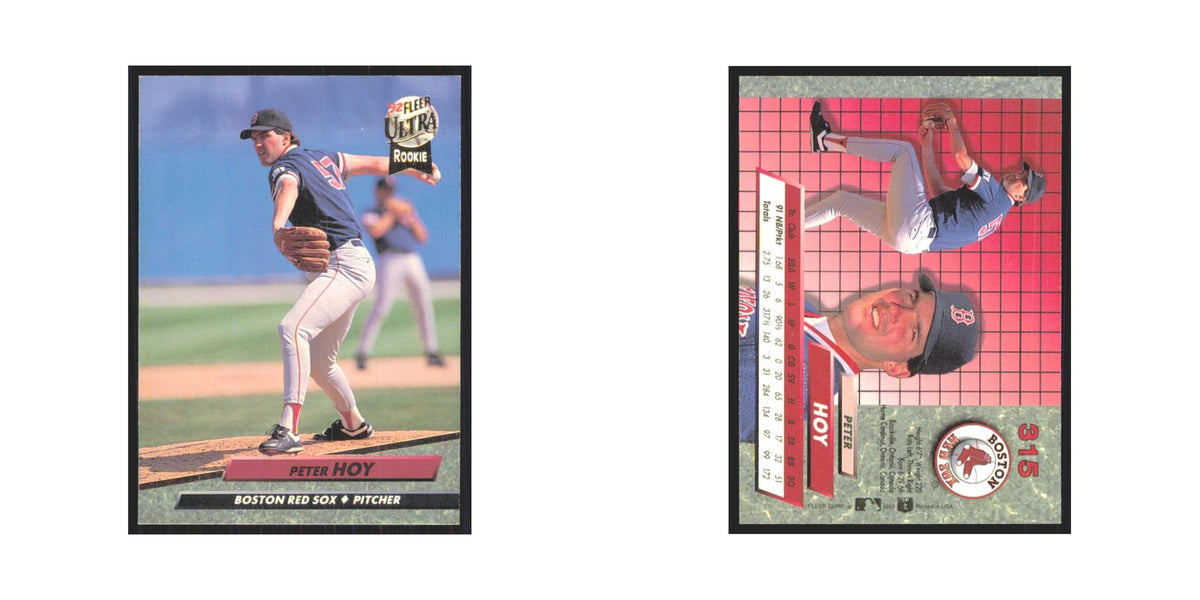 1992 Fleer Ultra Peter Hoy RC Red Sox #315