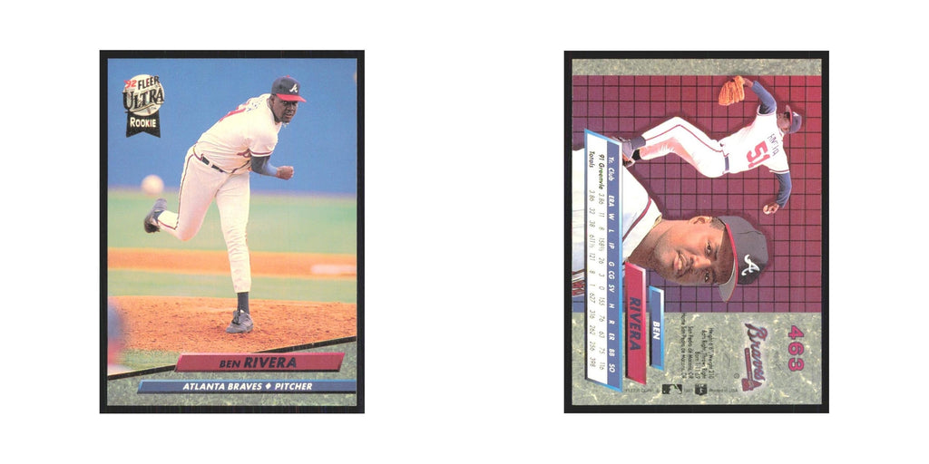 1992 Fleer Ultra Ben Rivera RC Braves #463