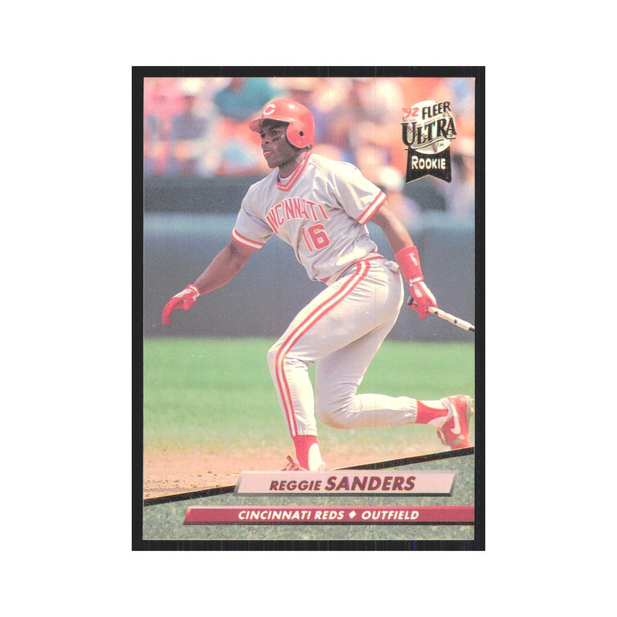 1992 Fleer Ultra Reggie Sanders RC Reds #486