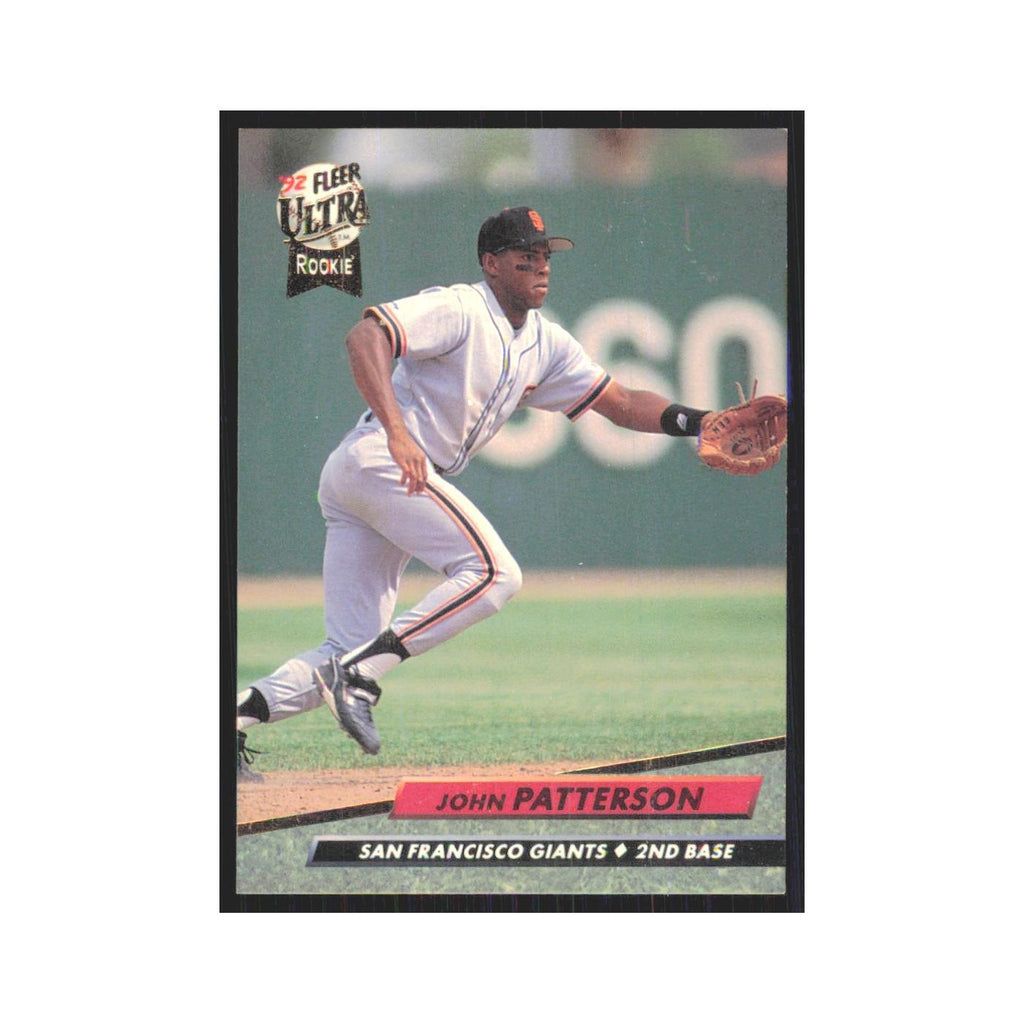 1992 Fleer Ultra John Patterson RC Giants #593
