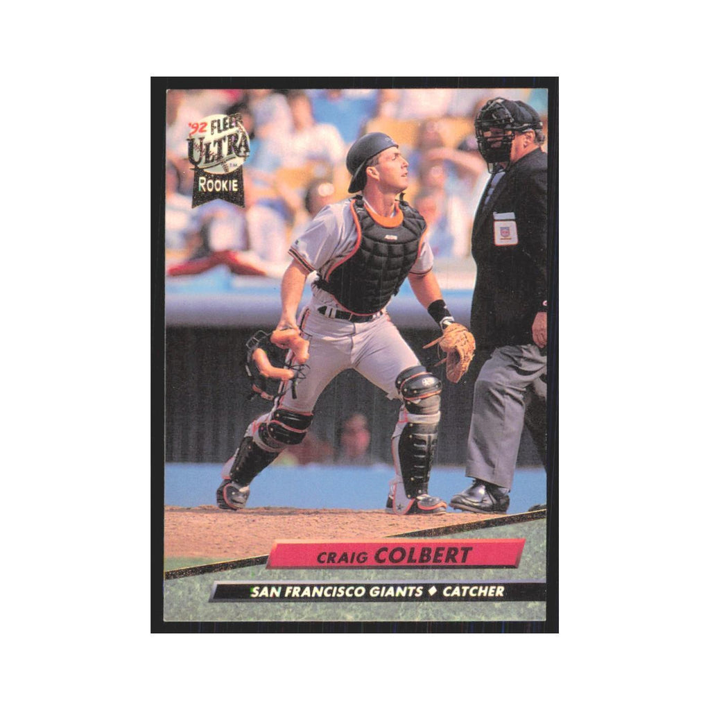 1992 Fleer Ultra Craig Colbert RC Giants #588