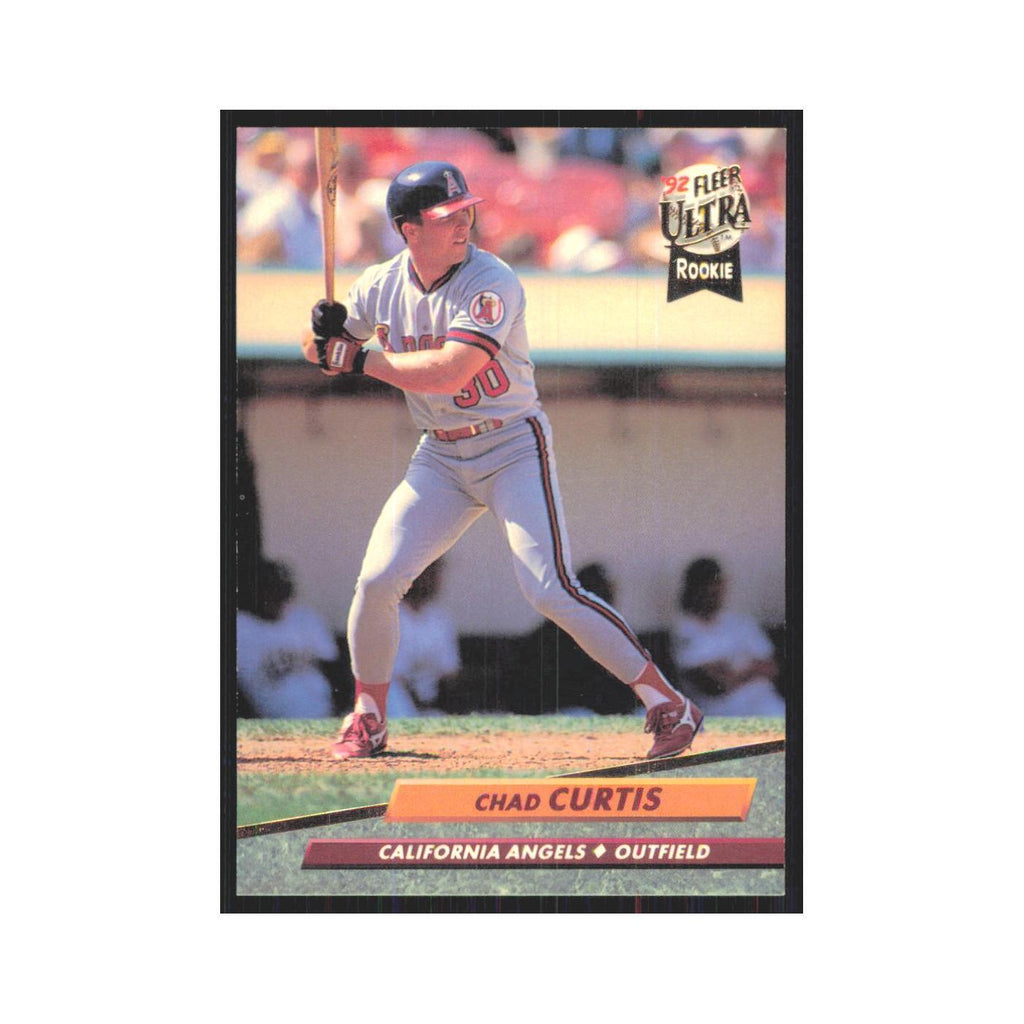 1992 Fleer Ultra Chad Curtis RC Angels #323