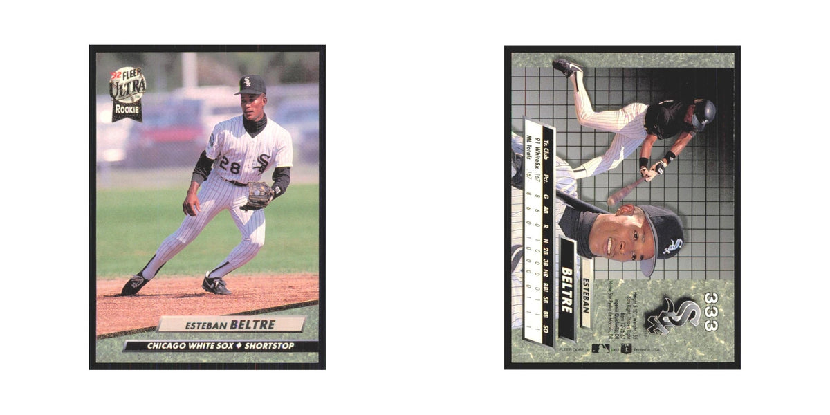 1992 Fleer Ultra Esteban Beltre RC White Sox #333
