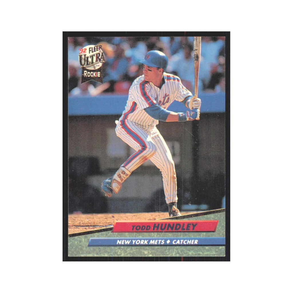 1992 Fleer Ultra Todd Hundley RC Mets #233