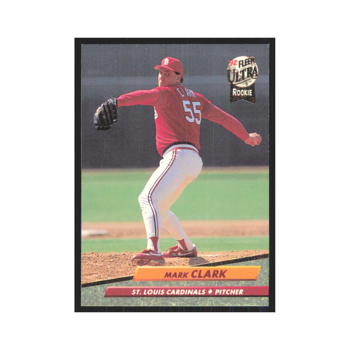 1992 Fleer Ultra Mark Clark RC Cardinals #564