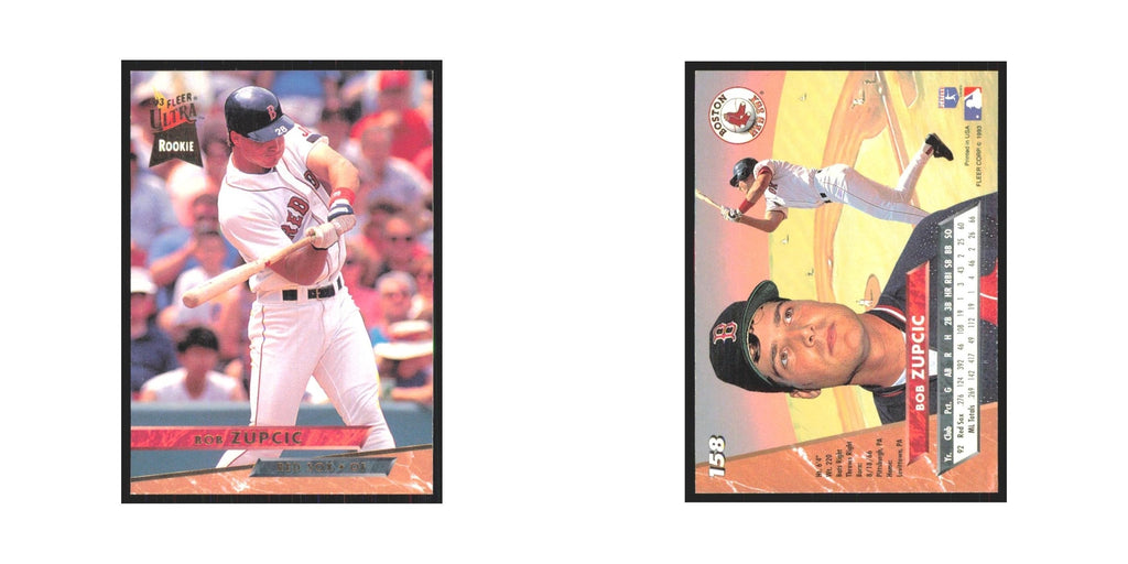 1992 Fleer Ultra Bob Zupcic RC Red Sox #158