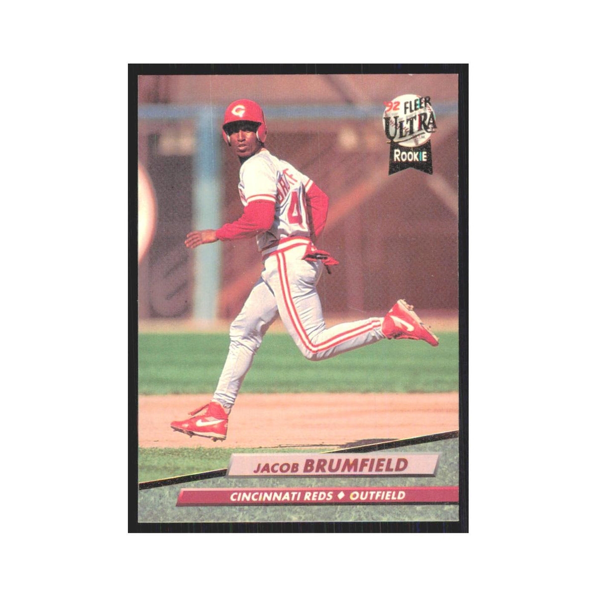 1992 Fleer Ultra Jacob Brumfield RC Reds #481