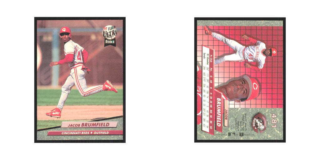 1992 Fleer Ultra Jacob Brumfield RC Reds #481