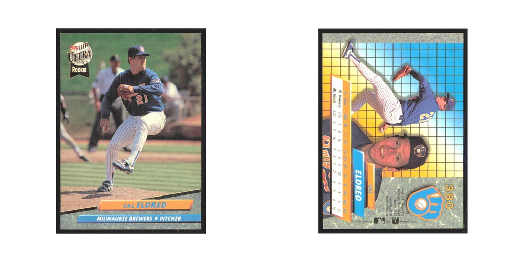 1992 Fleer Ultra Cal Eldred RC Brewers #380