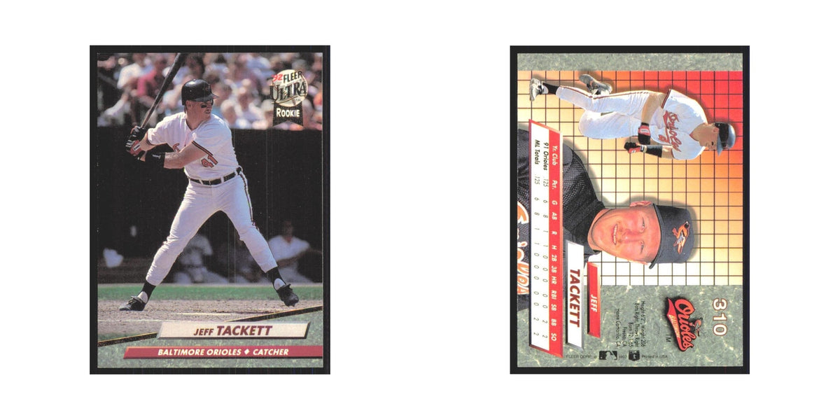 1992 Fleer Ultra Jeff Tackett Orioles #310