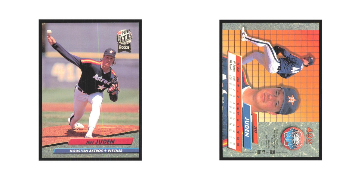 1992 Fleer Ultra Jeff Juden RC Astros #492
