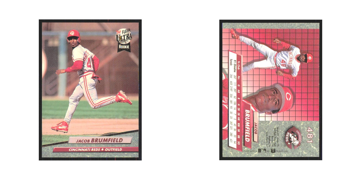 1992 Fleer Ultra Jacob Brumfield RC Reds #481