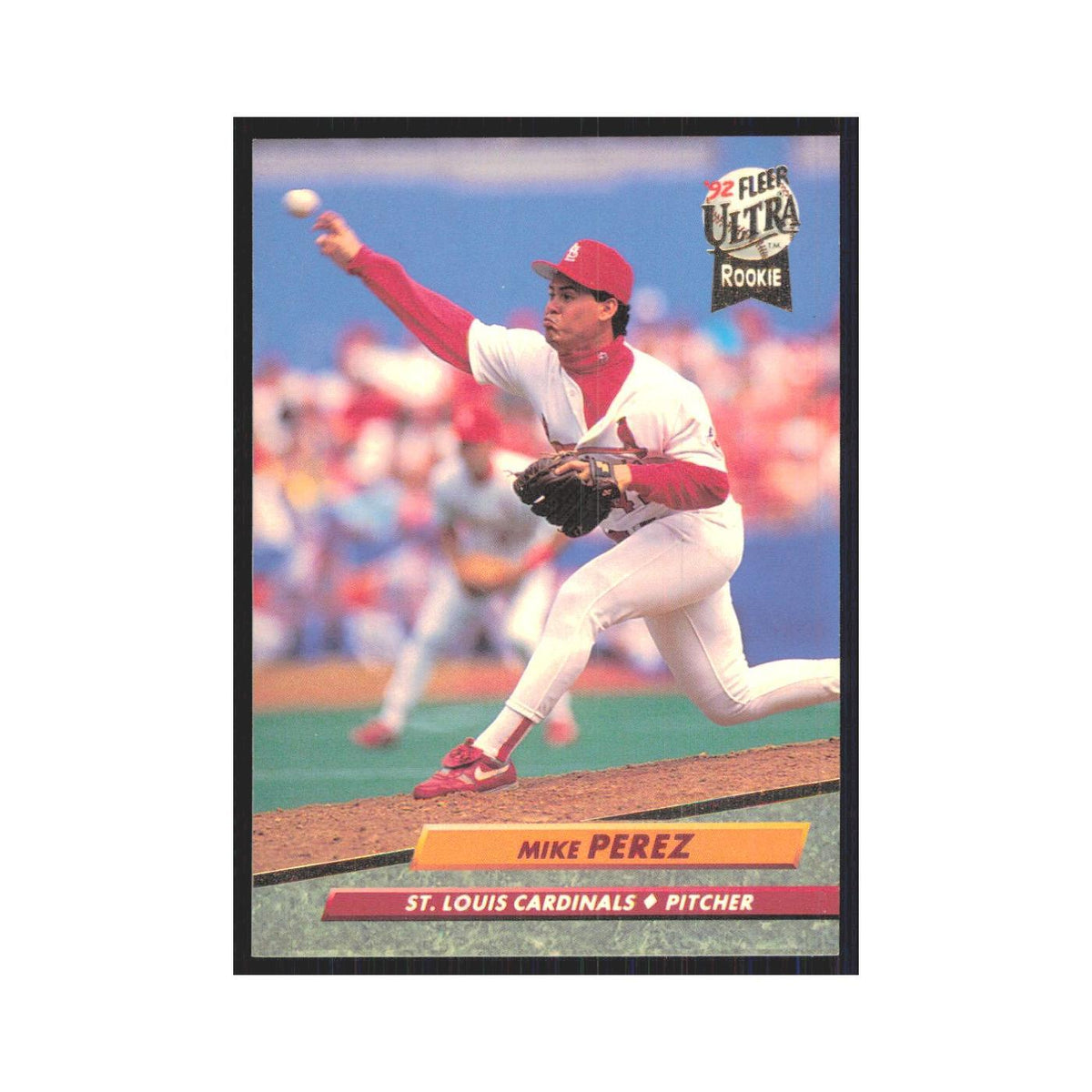1992 Fleer Ultra Mike Perez RC Cardinals #571