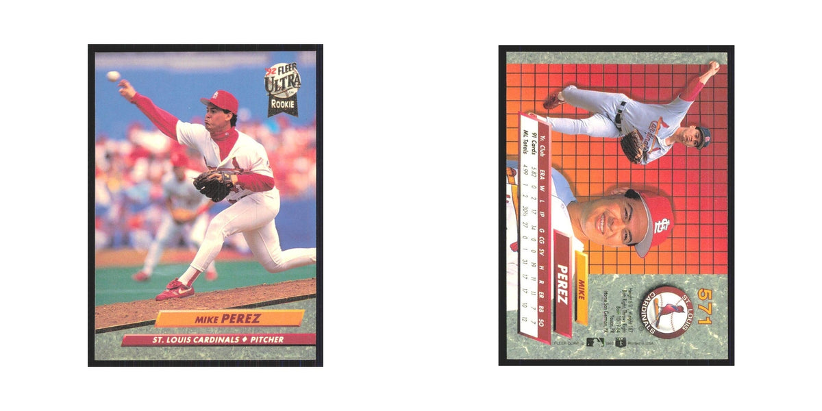 1992 Fleer Ultra Mike Perez RC Cardinals #571