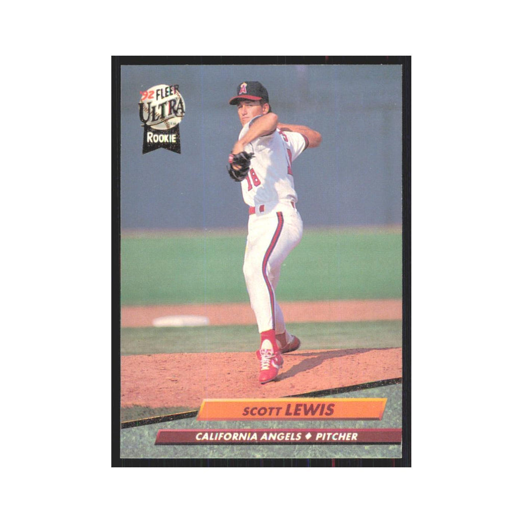 1992 Fleer Ultra Scott Lewis RC Angels #328