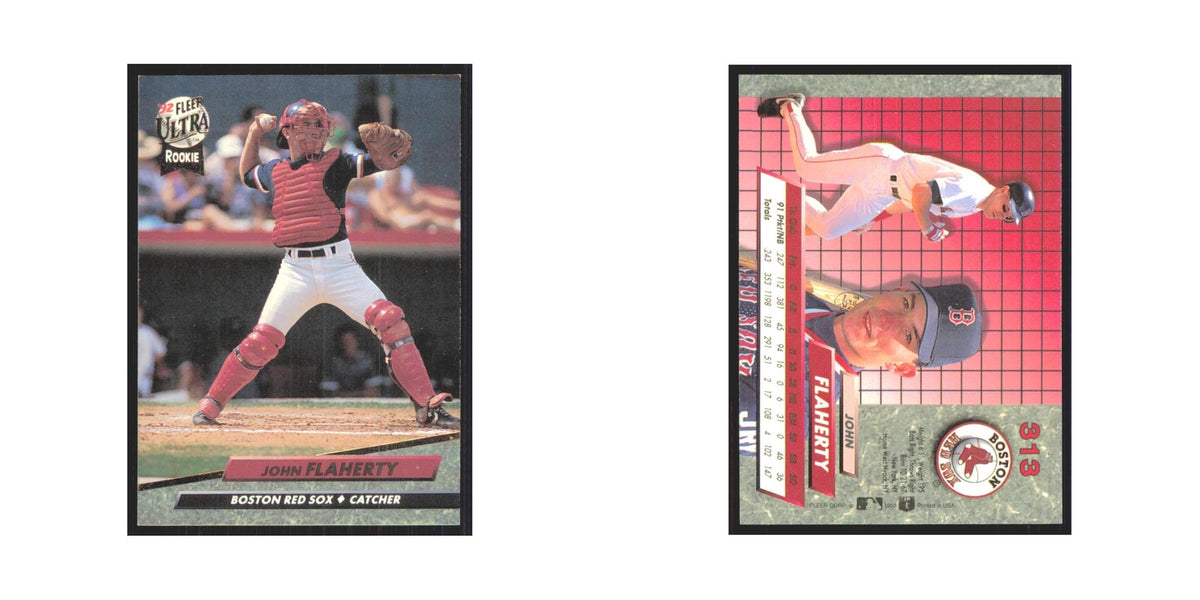 1992 Fleer Ultra John Flaherty RC Red Sox #313